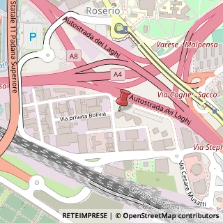 Mappa Via Privata Polonia, 10, 20157 Milano, Milano (Lombardia)
