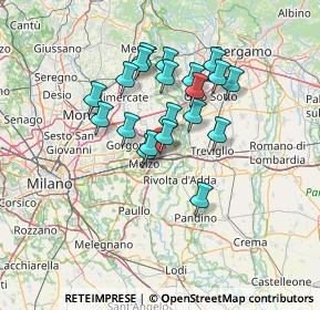 Mappa 20060 Pozzuolo Martesana MI, Italia (11.002)