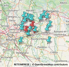 Mappa 20060 Pozzuolo Martesana MI, Italia (11.4155)