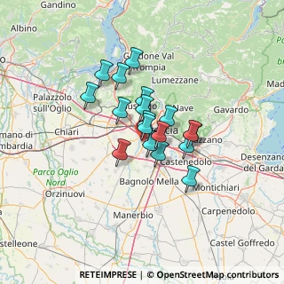 Mappa Via Grandi, 25125 Brescia BS, Italia (8.92111)
