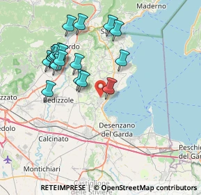 Mappa Via Metelli Giovanni, 25080 Padenghe Sul Garda BS, Italia (7.53368)