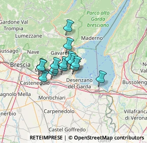 Mappa Via Metelli Giovanni, 25080 Padenghe Sul Garda BS, Italia (8.34133)