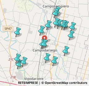 Mappa Via Bosco, 35011 Campodarsego PD, Italia (3.92737)