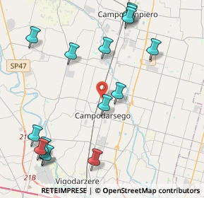 Mappa Via Bosco, 35011 Campodarsego PD, Italia (5.096)