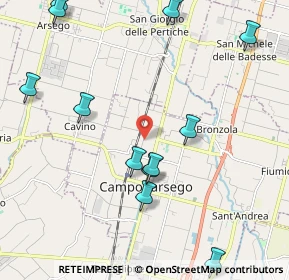 Mappa Via Bosco, 35011 Campodarsego PD, Italia (2.53)