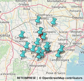 Mappa Via Bosco, 35011 Campodarsego PD, Italia (11.84368)