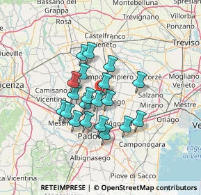 Mappa Via Bosco, 35011 Campodarsego PD, Italia (10.108)
