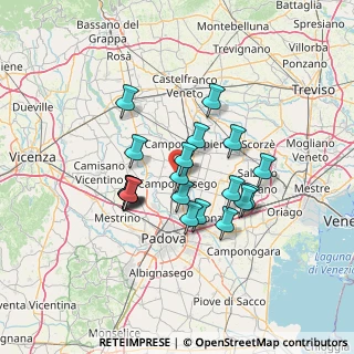 Mappa Via Bosco, 35011 Campodarsego PD, Italia (11.0165)