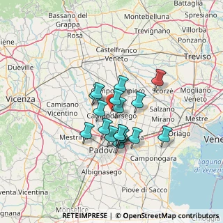 Mappa Via Bosco, 35011 Campodarsego PD, Italia (9.42176)