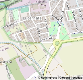 Mappa Via Arona, 20017 Rho MI, Italia (0.25)