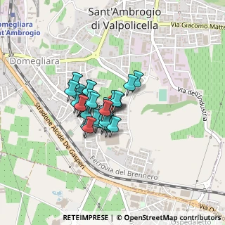 Mappa Via Galileo Ferraris, 37015 Sant'Ambrogio di Valpolicella VR, Italia (0.25862)