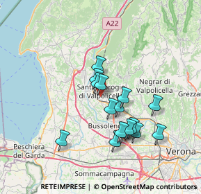 Mappa Via Galileo Ferraris, 37015 Sant'Ambrogio di Valpolicella VR, Italia (6.05438)