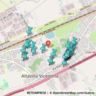 Mappa Via Fontanelle, 36077 Altavilla Vicentina VI, Italia (0.47692)
