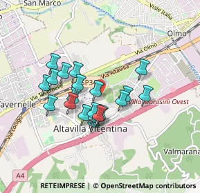 Mappa Via Fontanelle, 36077 Altavilla Vicentina VI, Italia (0.7045)