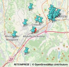 Mappa Via Fontanelle, 36077 Altavilla Vicentina VI, Italia (4.63)