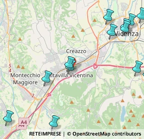 Mappa Via Fontanelle, 36077 Altavilla Vicentina VI, Italia (6.03714)