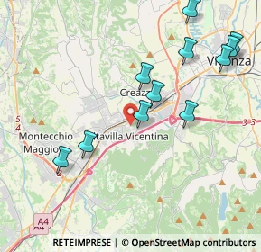 Mappa Via Fontanelle, 36077 Altavilla Vicentina VI, Italia (4.32)