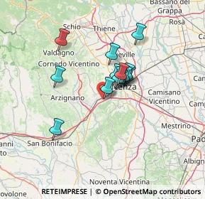 Mappa Via Fontanelle, 36077 Altavilla Vicentina VI, Italia (9.76)