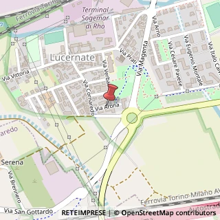 Mappa Via Arona, 8, 20017 Rho, Milano (Lombardia)