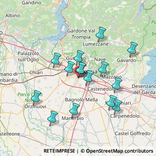 Mappa Via Brixia - Zust, 25125 Brescia BS, Italia (13.67933)