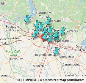 Mappa Via Brixia - Zust, 25125 Brescia BS, Italia (8.39786)