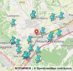 Mappa Viale dei Tigli, 36077 Altavilla Vicentina VI, Italia (2.244)