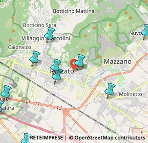 Mappa Via Gioacchino Rossini, 25086 Rezzato BS, Italia (2.84)