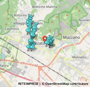 Mappa Via Gioacchino Rossini, 25086 Rezzato BS, Italia (1.26857)