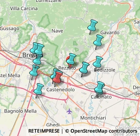 Mappa Via Gioacchino Rossini, 25086 Rezzato BS, Italia (6.52063)