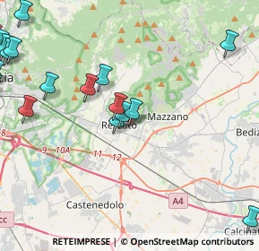 Mappa Via Gioacchino Rossini, 25086 Rezzato BS, Italia (6.212)