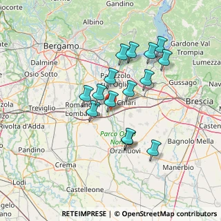 Mappa Via Asilo, 25030 Urago d'oglio BS, Italia (12.108)