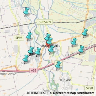 Mappa Via Asilo, 25030 Urago d'oglio BS, Italia (1.88714)