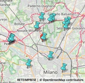 Mappa Via Privata Bernardo da Canal, 20161 Milano MI, Italia (4.48533)