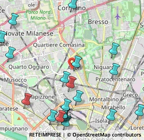 Mappa Via Privata Bernardo da Canal, 20161 Milano MI, Italia (2.764)