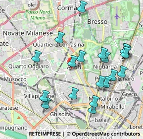 Mappa Via Privata Bernardo da Canal, 20161 Milano MI, Italia (2.1435)
