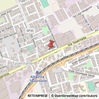 Mappa Via delle Stanghe,  26, 36077 Altavilla Vicentina, Vicenza (Veneto)