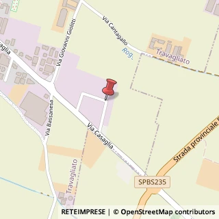Mappa Via santa maria crocifissa di rosa 23, 25039 Travagliato, Brescia (Lombardia)