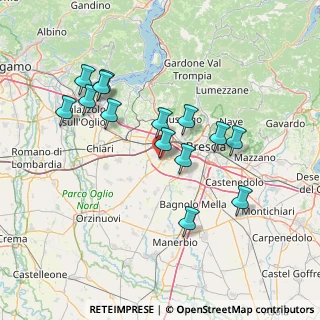 Mappa Via Santa Maria Crocefissa di Rosa, 25039 Travagliato BS, Italia (13.85143)