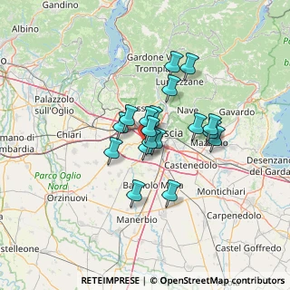 Mappa Via Arturo Maestri, 25125 Brescia BS, Italia (9.39111)