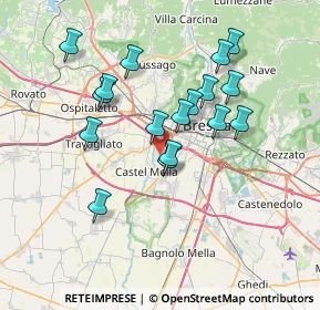 Mappa Via Arturo Maestri, 25125 Brescia BS, Italia (6.50882)
