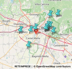 Mappa Via Arturo Maestri, 25125 Brescia BS, Italia (5.8175)