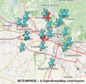 Mappa Via Arturo Maestri, 25125 Brescia BS, Italia (7.4615)