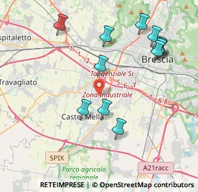 Mappa Via Arturo Maestri, 25125 Brescia BS, Italia (4.25833)
