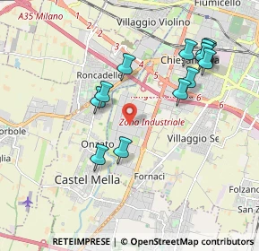 Mappa Via Arturo Maestri, 25125 Brescia BS, Italia (1.97385)