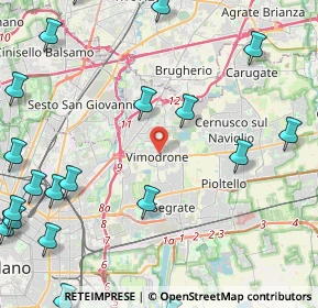 Mappa 20090 Vimodrone MI, Italia (6.4445)