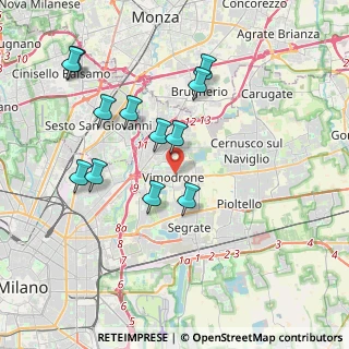 Mappa 20090 Vimodrone MI, Italia (3.80917)