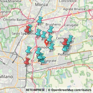 Mappa 20090 Vimodrone MI, Italia (3.15632)