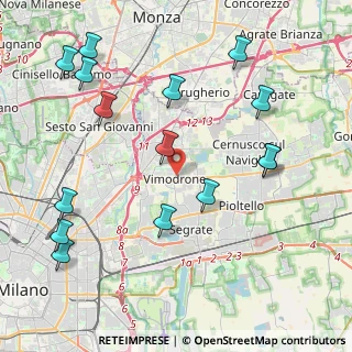 Mappa 20090 Vimodrone MI, Italia (4.93267)