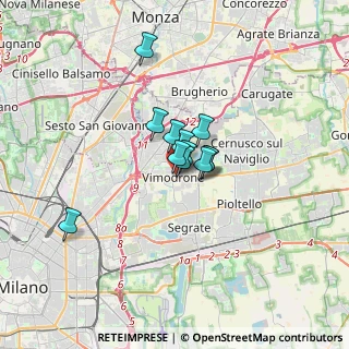 Mappa 20090 Vimodrone MI, Italia (1.80333)