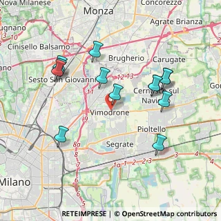 Mappa 20090 Vimodrone MI, Italia (3.84231)
